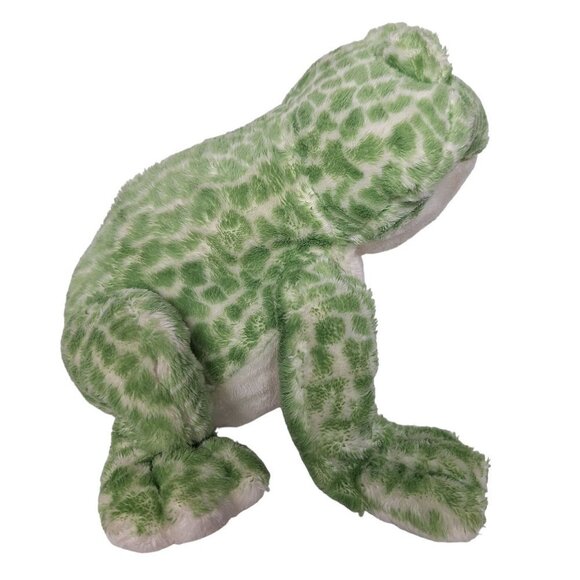 Ganz Webkinz Green Spotted Bullfrog Plush 7.5" - Picture 2 of 5